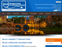 Tablet Screenshot of houstoncenterforinfectiousdiseases.com